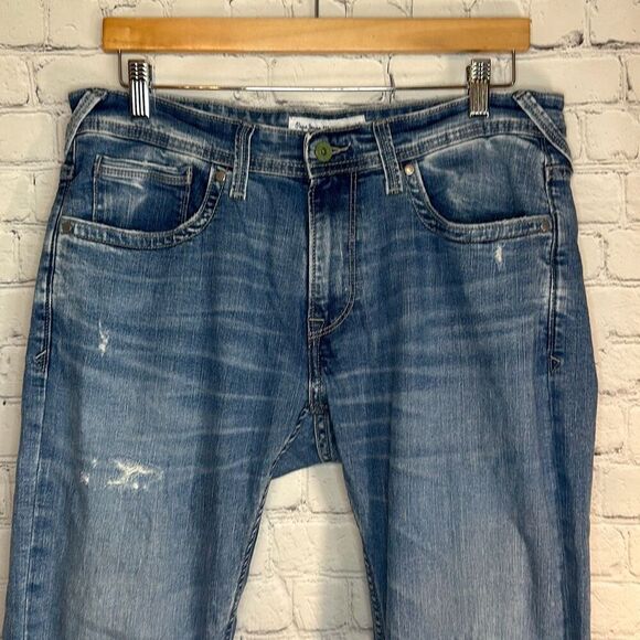 PEPE Jeans London Mens Wiser Wash Spencer Vapor Jeans Denim size 32/33 - Picture 2 of 13